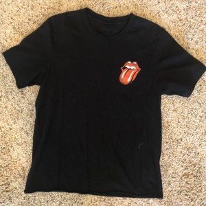 American Eagle Rolling Stones distressed tee